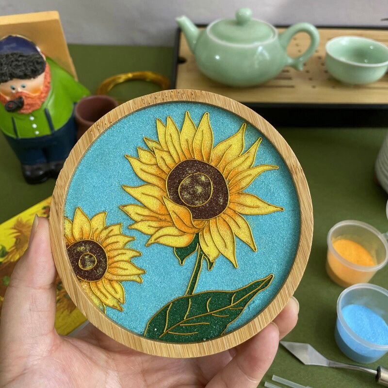 DIY Cloisonné Enamel Painting Kits - Coasters - Van Gogh Masterpieces